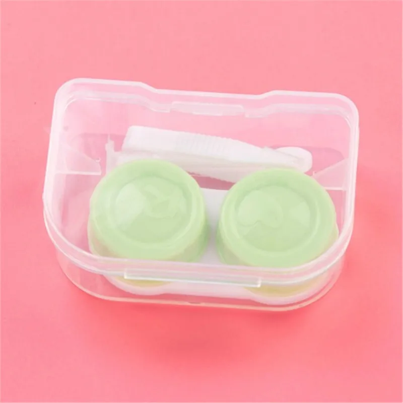 1 шт. простой креативный Портативный чехол для контактных линз карамельного