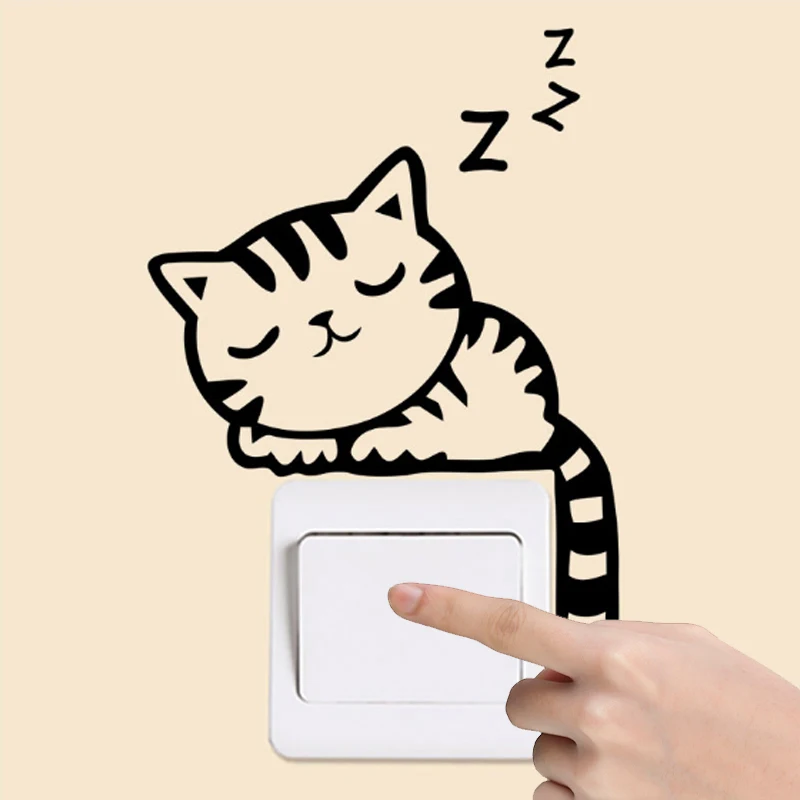 Наклейки мультяшная панда украшение дома настенные декоративные наклейки на