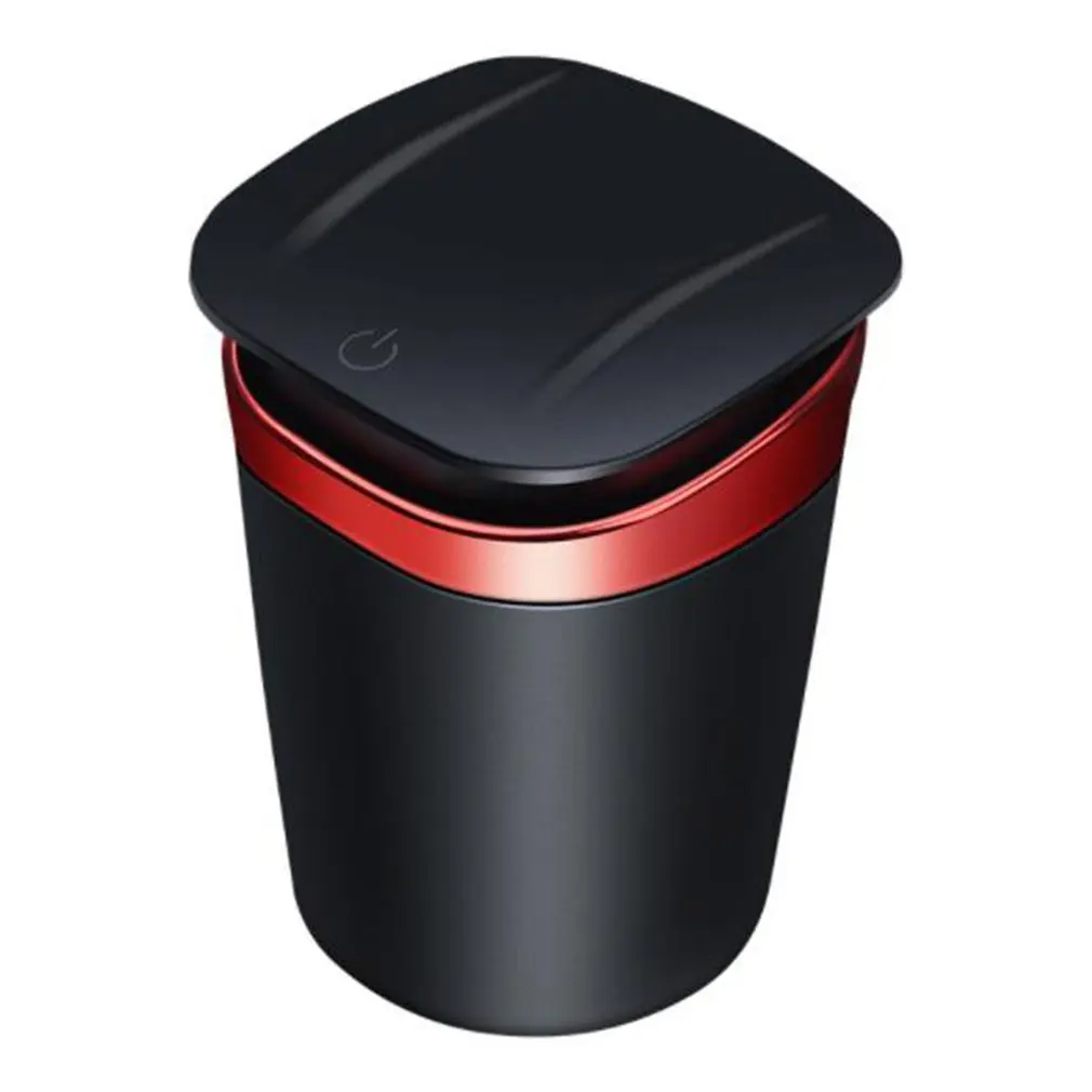 

Portable Car Ashtray LED Flame Retardant Vehicular Ashtray With Anti-skid High Temperature Resistant Car Ashtray With Lid