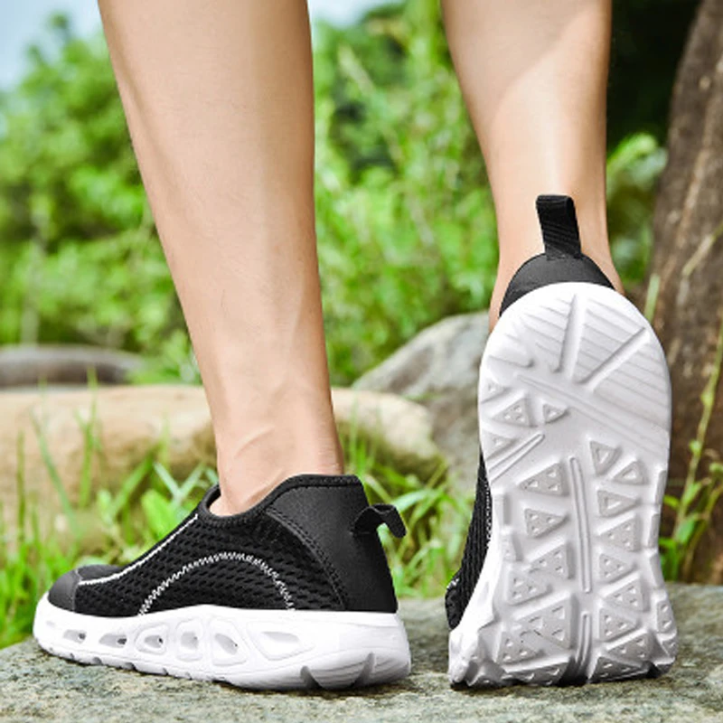 2019 Summer New Mesh Shoes Sports Men's Breathable Outdoor Non-slip Wear-resistant Tennis Casual | Обувь