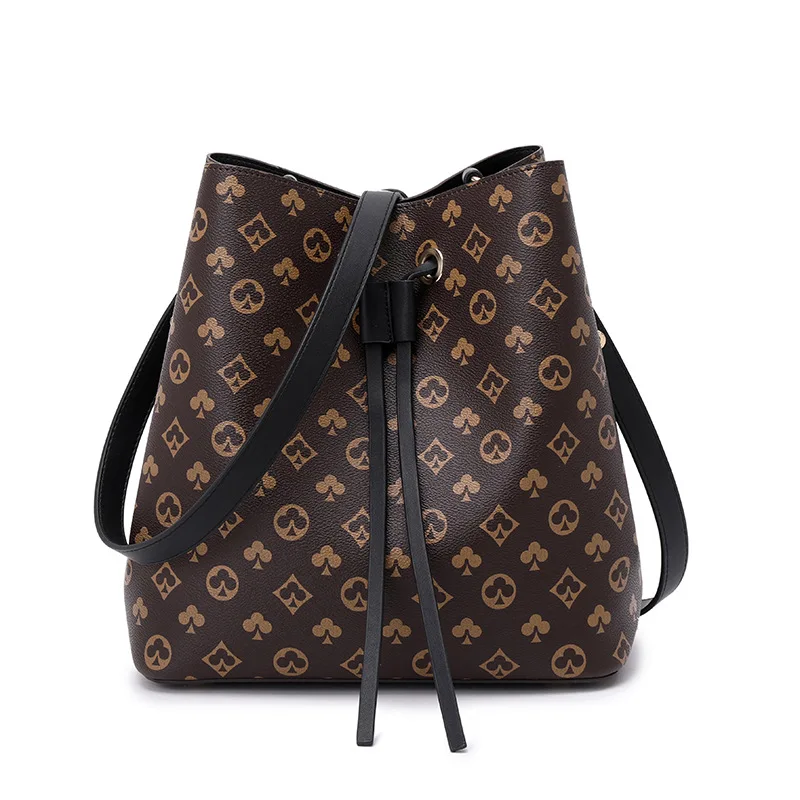 

Luxury Branded Designer Fashion Printing Bucket Shape Female Bags Women Shoulder bag High Capacity Messenger Bag Tote bag