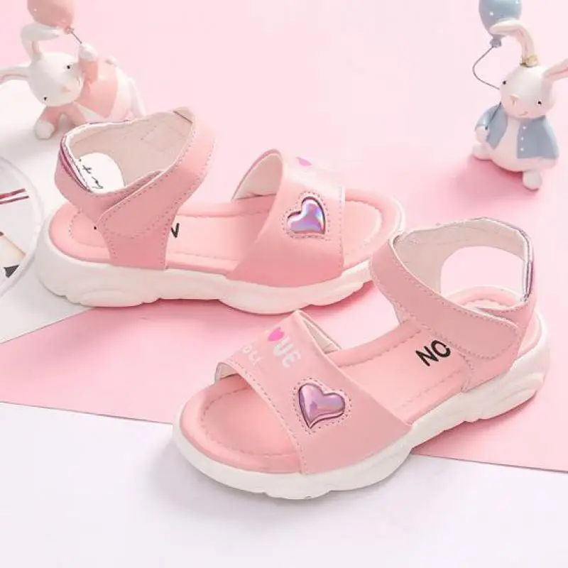 Сандалии из искусственной кожи для девочек новинка 2020 летние сандалии принцессы