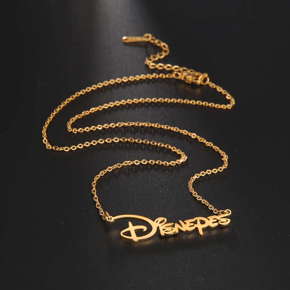 

Lemegeton Stainless Steel Choker Custom Name Necklace For Women Personalized Customized Nameplate Girlfriend Birthday Gift