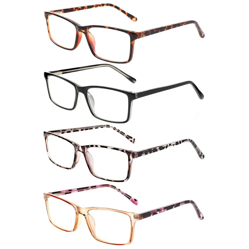 

Boncamor Unisex Fashion Square Anti-blue Reading Glasses, Suitable for Business Faces+0.5 +1.0 +1.5 +2.0 +2.5 +3.0 +3.5 +4.0