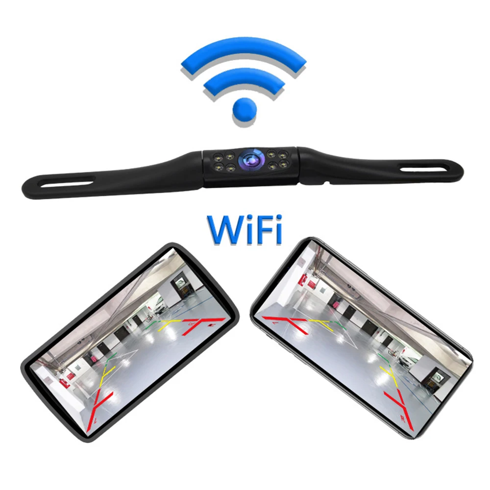 

Car Rear View Reversing Backup Camera with IP66 Rating 150° View Angle 8 Infrared Night Vision LED Lights car Camera System