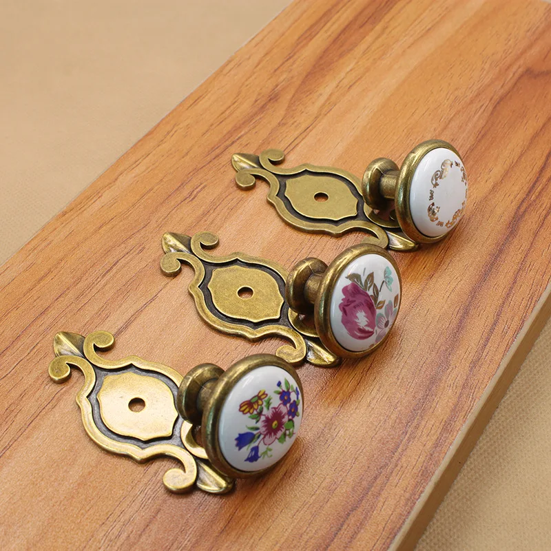 Керамическая ручка для шкафа черная и белая ящик Европейский минималистский