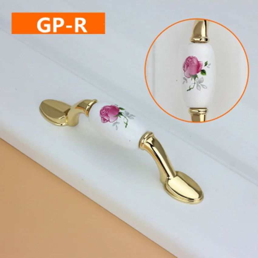 76 мм современная модная керамическая ручка для кухонного шкафа с сельским