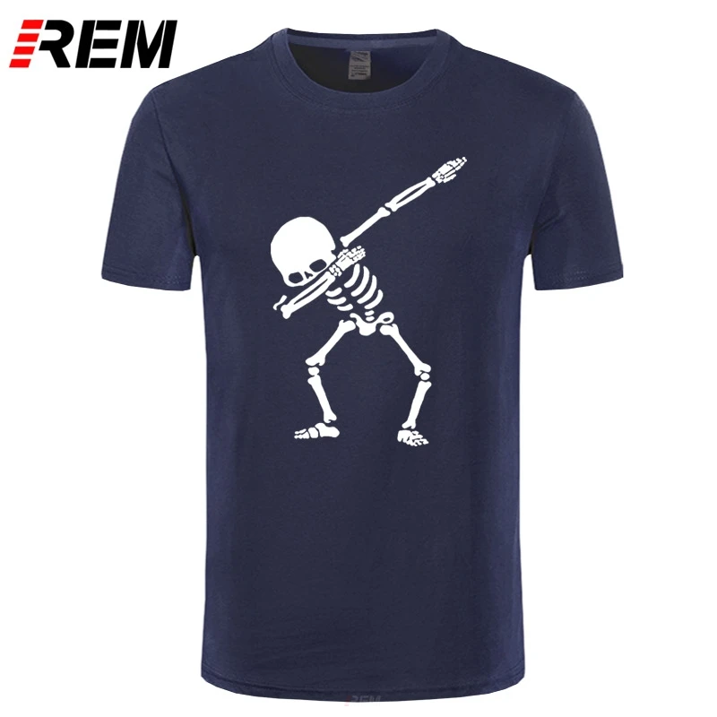 Мужская футболка в стиле хип хоп REM черная панк с принтом черепа|skull t shirt|t shirtshirt men