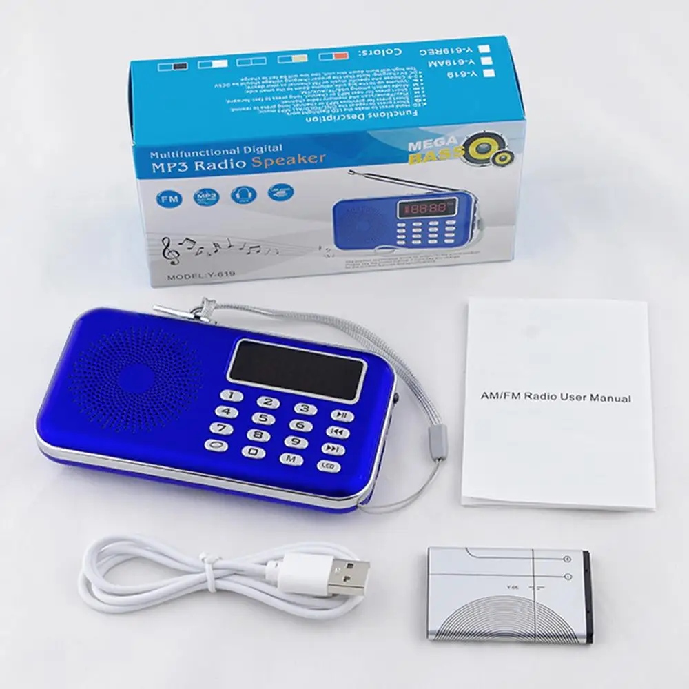 

Bluetooth FM/AM USB/TF/3,5
