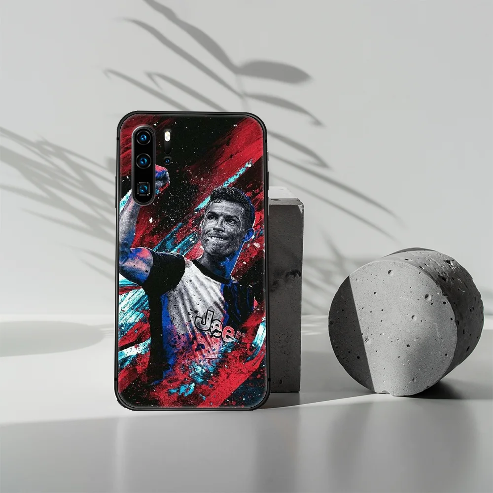 

Ronaldo Football superstar CR7 Phone Case For Huawei P Mate 10 20 30 40 Lite Pro smart Z 2019 nova 5t black Cover 3D Hoesjes