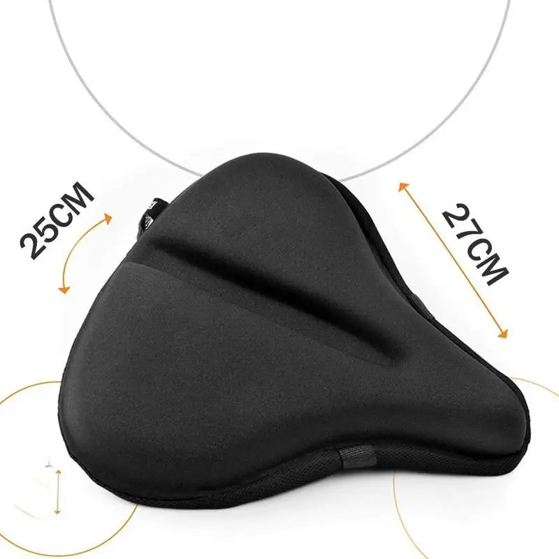 Высококачественная новая широкая силиконовая подушка для велосипеда мягкая