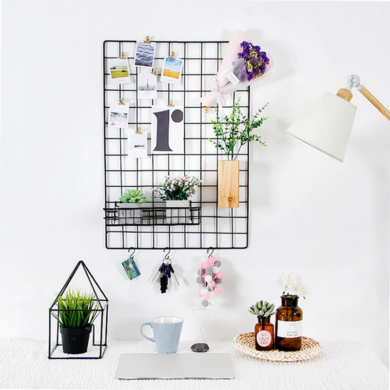 Настенное крепление сетка домашняя корзина для хранения Подвесной Настенный