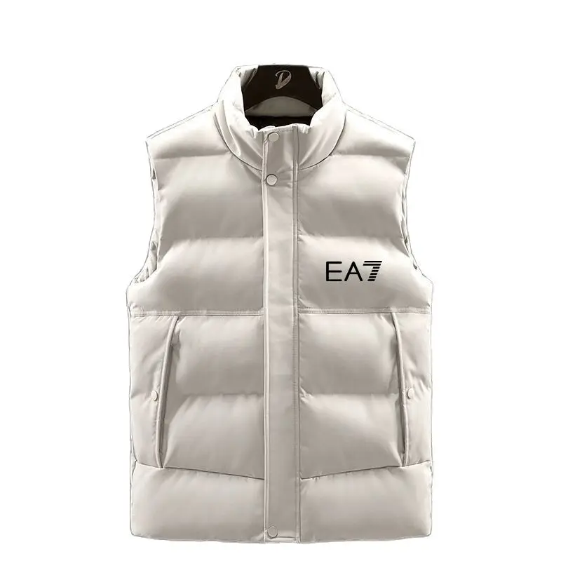 

2021 New men's and women's down jacket cotton vest vest sleeveless thermal vest casual fashion vest vest young handsome vest