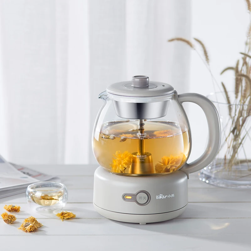 Электрический чайник для здоровья бытовой полностью автоматический стеклянный