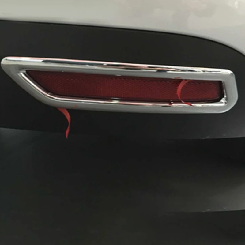 2 шт. DIY Автомобильный Стайлинг ABS хром задний противотуманный светильник