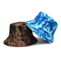 bucket hat men summer sun beach reversible women army outdoor fishing accessory teenagers cap