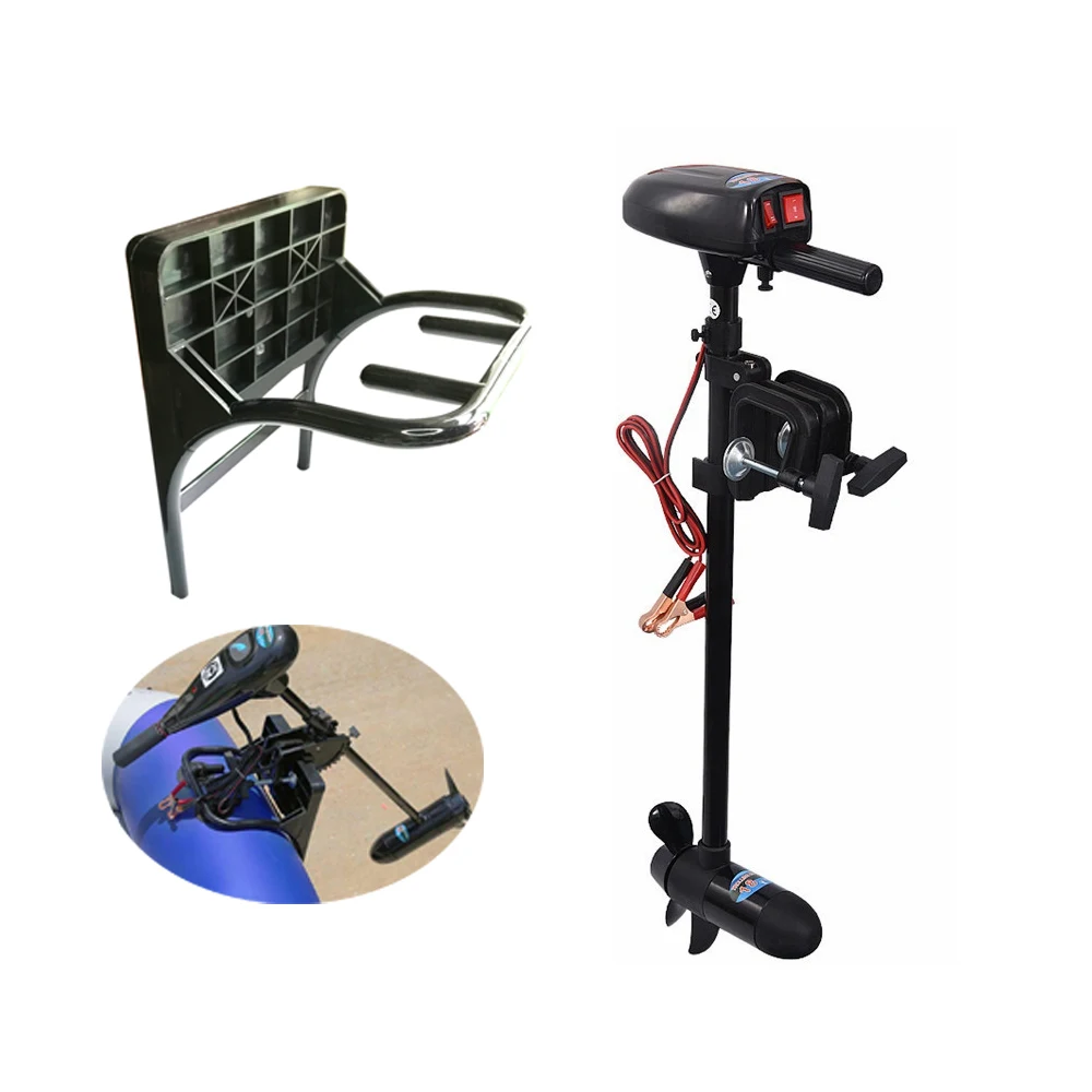 

Wholesale 18LBS 12 V 2 KM/H Electric Motor For Boat And Motor Bracket Mount Kit Motor Support Stand Boat Accessories Combination