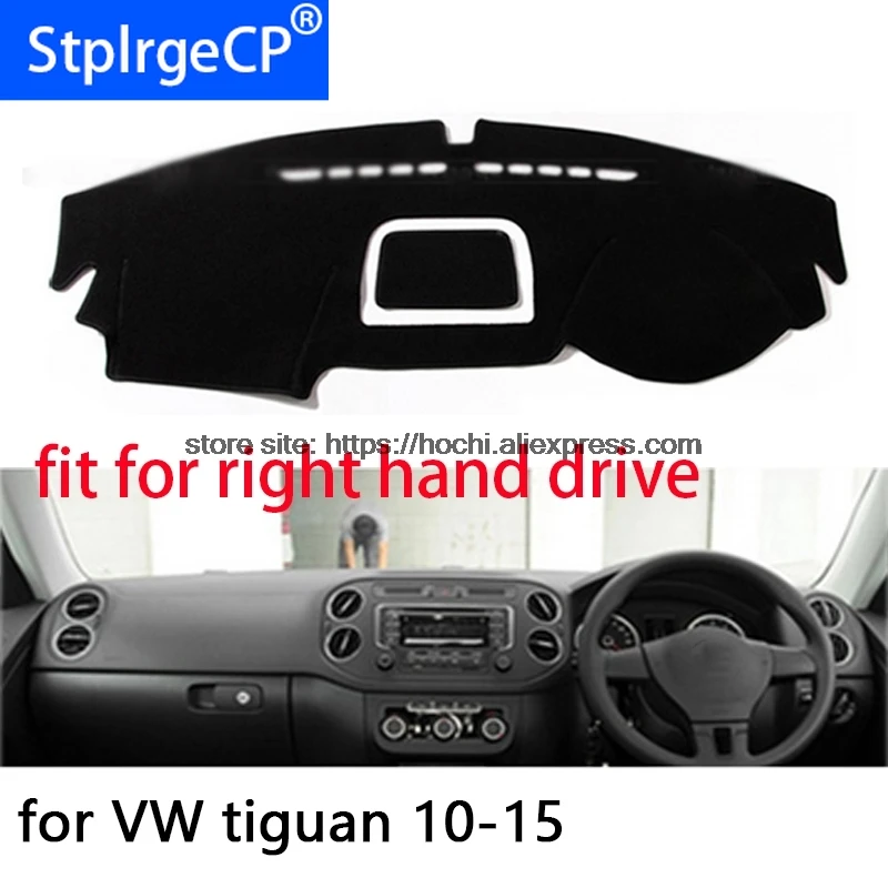 

For Volkswagen VW tiguan right hand drive dashboard mat Protective pad black car-styling Interior Refit Sticker Mat products