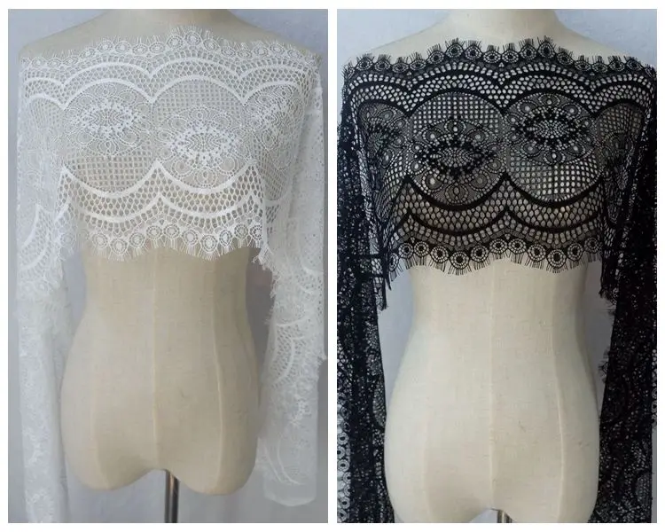 

A Variety of Net Yarn Export Eyelash Lace Garment Materials Handmade DIY Wedding Veil Skirt Lengthening Accessories RS3369