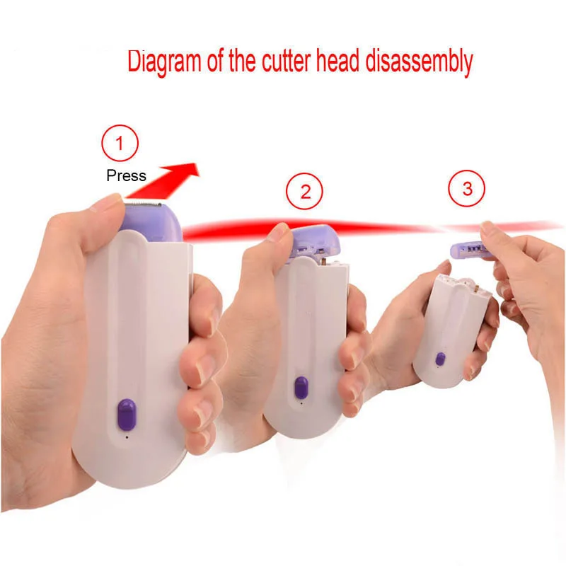 USB Перезаряжаемый женский эпилятор портативный инструмент для удаления волос