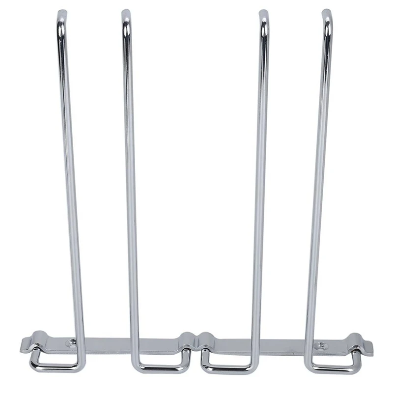 Настенный держатель для винных стаканчиков двухрядный стаканов подставка