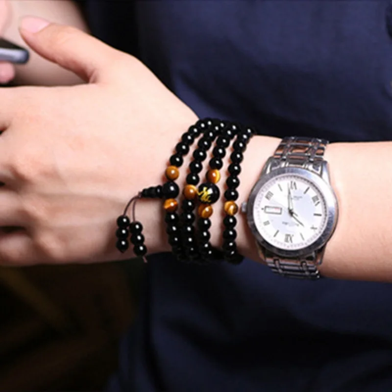 Браслет в китайском стиле для мужчин и женщин мульти-круг со знаками Зодиака с