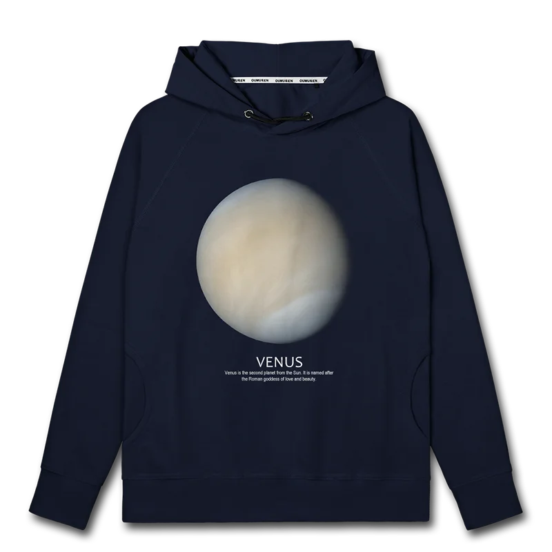 

Мужские толстовки Venus, модная уличная одежда для мужчин, одежда с принтом, свитшот, Новая зимняя мужская белая осенняя одежда