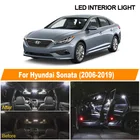 Автомобильные светодиодные лампы, комплект для освесветильник салона автомобиля Hyundai Sonata 2006, 2007, 2008, 2009, 2010, 2011, 2012-2017, 2018