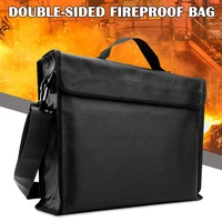 fireproof document bag waterproof money cash file pouch safe holder for office nd998