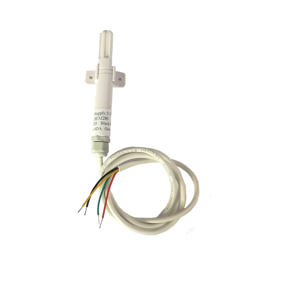 

Taidacent Outdoor 3.3V 5V IIC I2C Digital Temperature Humidity Atmospheric Barometric Air Pressure Sensor Probe BME280