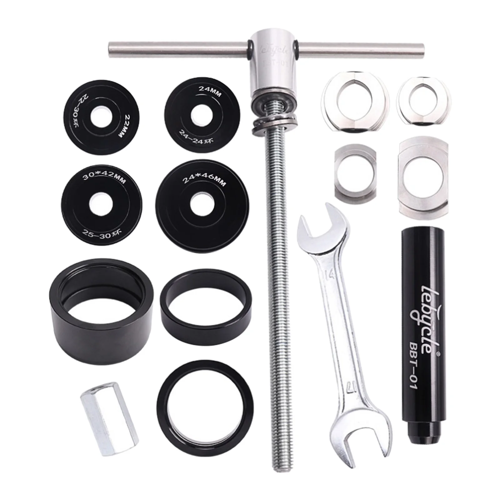 

Professional Bicycle Press Fit BB Kits Bearing Press Tool Bottom Bracket Installer Removal Headset Remover Installation
