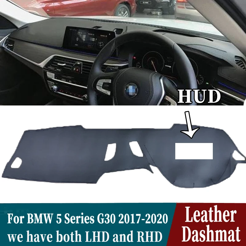 Кожаный коврик для приборной панели BMW 5 Series G30 Wagon G31 520i 530i 540I M5 2017 2018 2019 2020 |