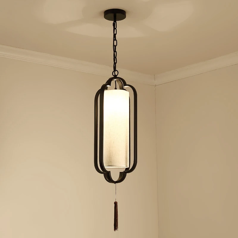 Современный подвесной светильник винтажный для спальни прохода китайская