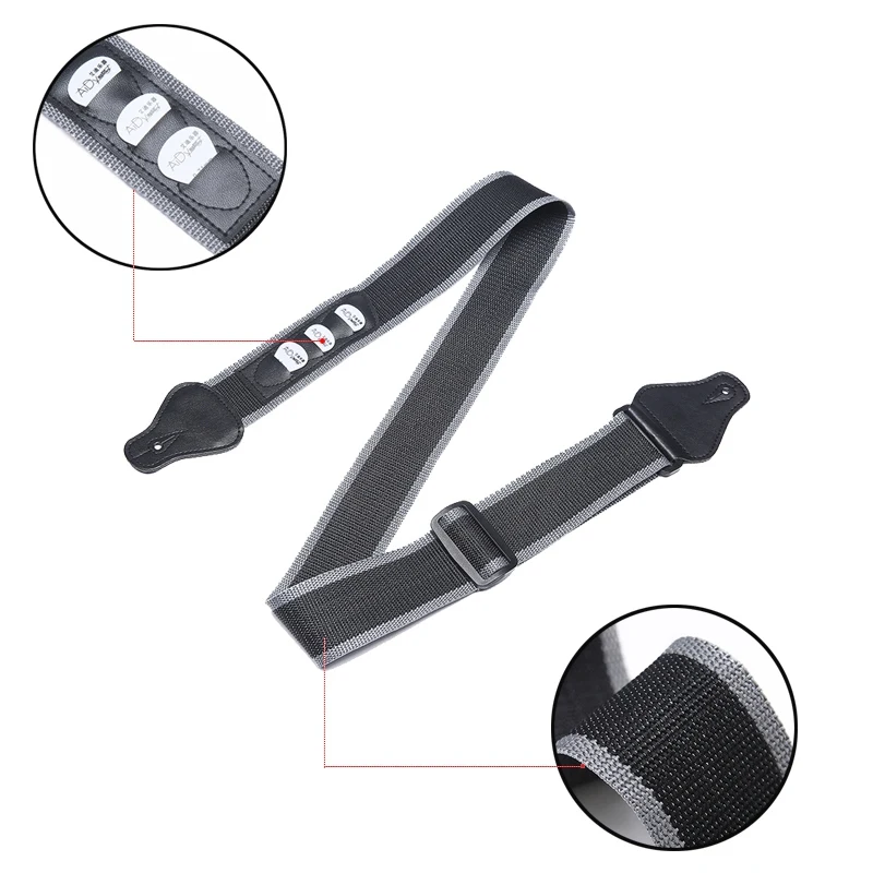 Электрогитара Стенд ремень Регулируемый для гитары аксессуары Новый