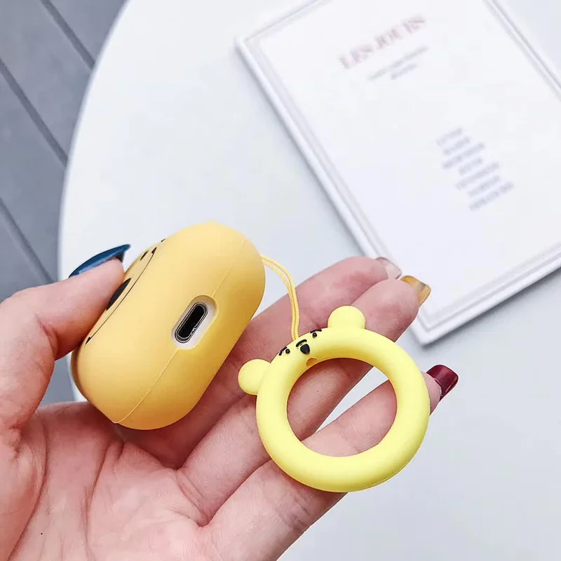 LOVERONY милые Bluetooth наушники 3D силиконовый чехол для AirPods 2 1 Earpods Защитная крышка мультфильм Air pods гарнитура аксессуары