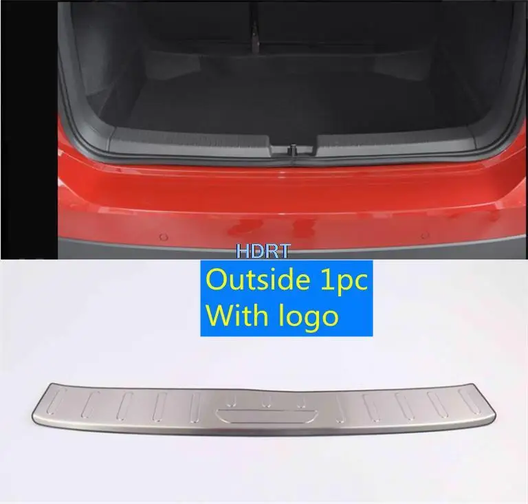 Защита для внешнего заднего бампера из нержавеющей стали защитная педаль