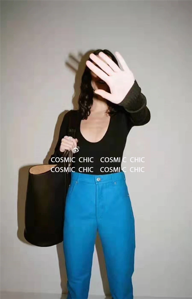 Cosmicchic Women Long Sleeve Knitted Wool Bodysuit Autumn Winter O Neck Sexy Bodycon Top Quality Party Club Solid Body