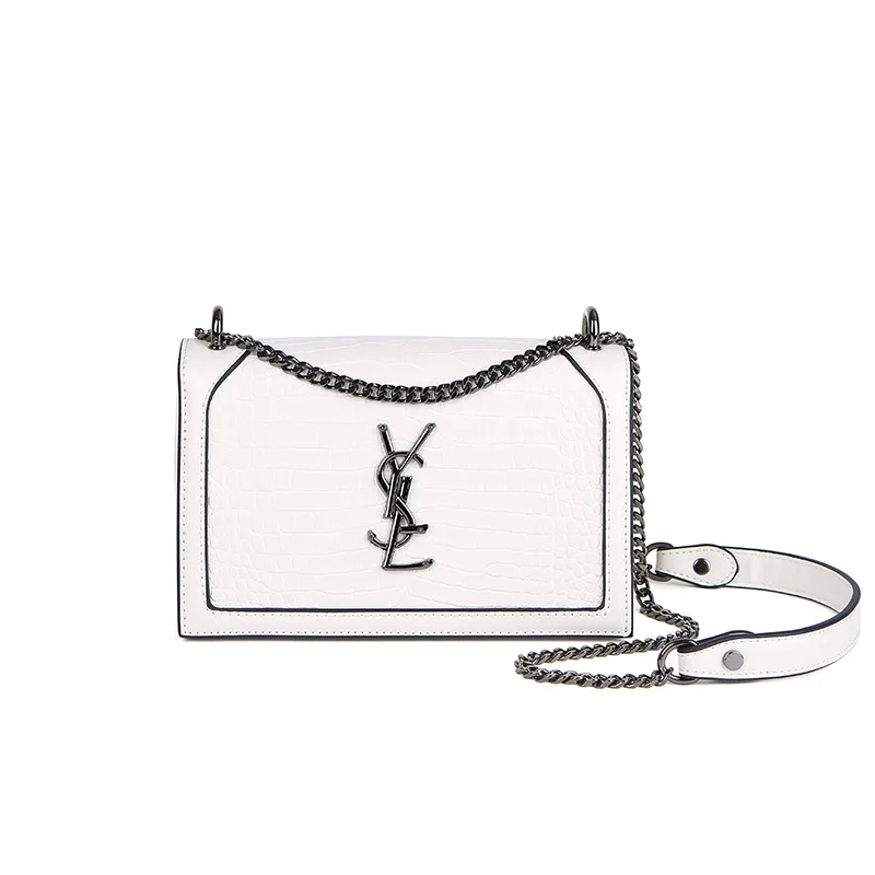 

Leather Women's Bag 2021 New Tide Small Ck Chain Bag Foreign Style High Sense Messenger Bag Women