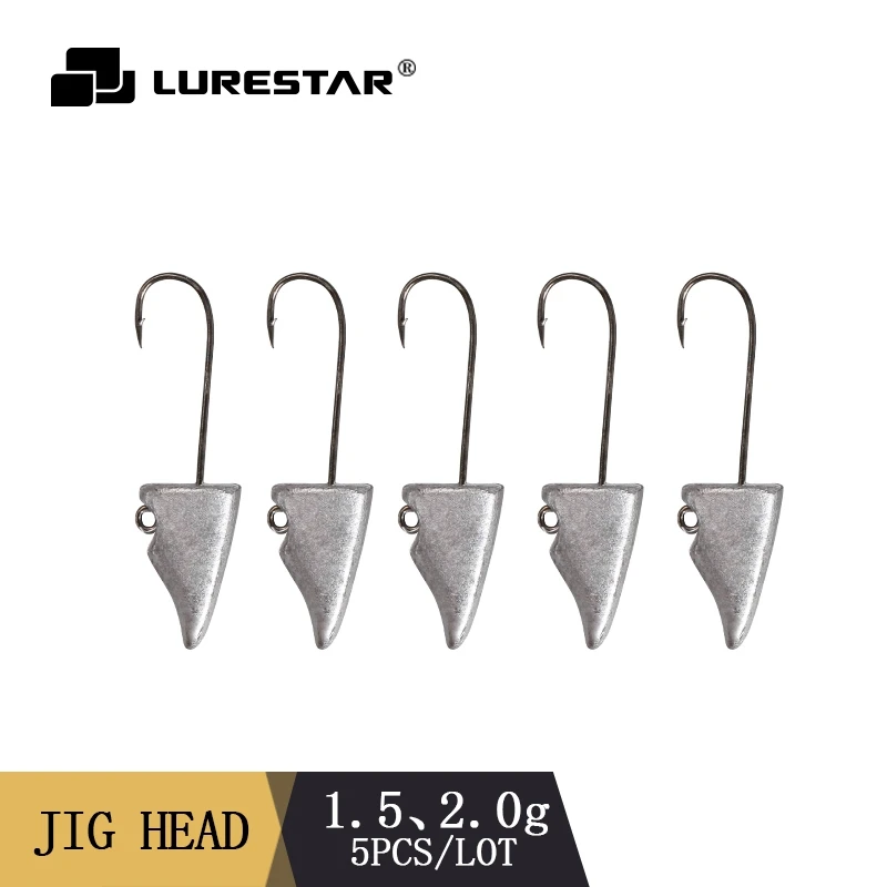 

1.5g 2g Jig Head 5pcs/Lot Hook Jig-Lure Worm-Jig-Hook Lead-Head Crank Hard-Bait Fishing Gear Soft Japan Cultiva Texas-Rigs