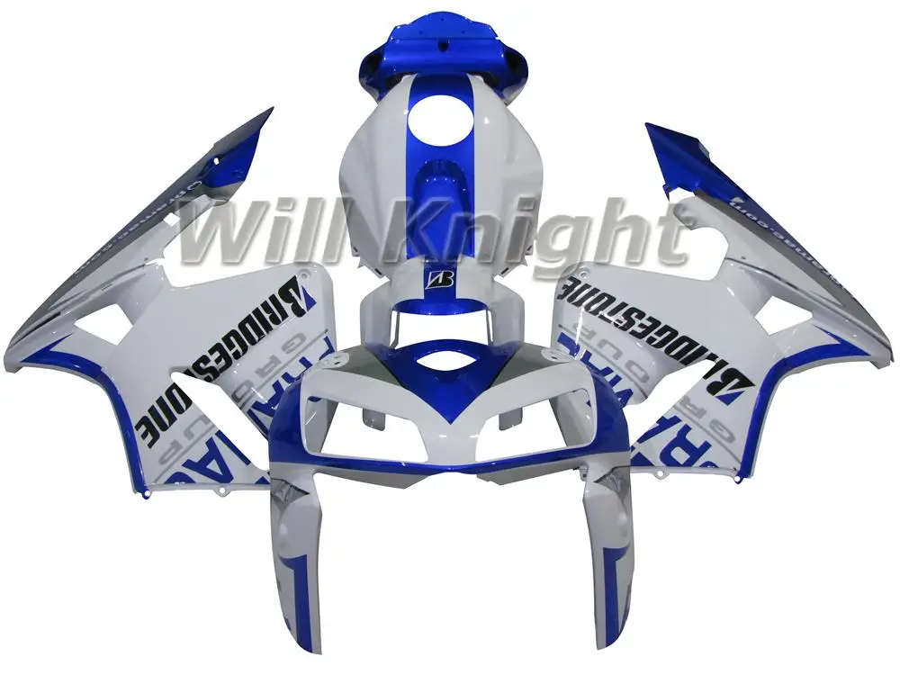 

For Honda CBR600 F5 2003 2004 Fairing Body Panel Kit ABS Injection Cover Blue White