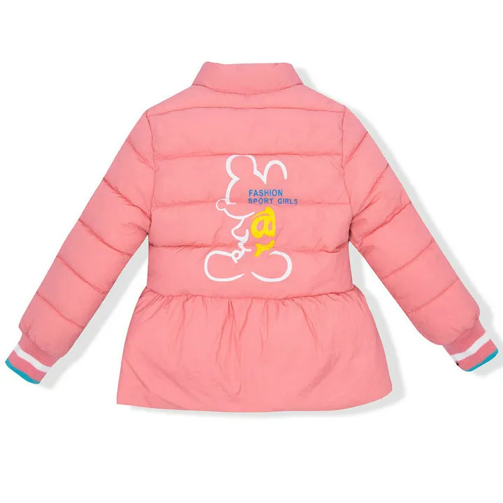 Осенне-зимнее детское пуховое пальто с хлопковой подкладкой тонкое хлопковое