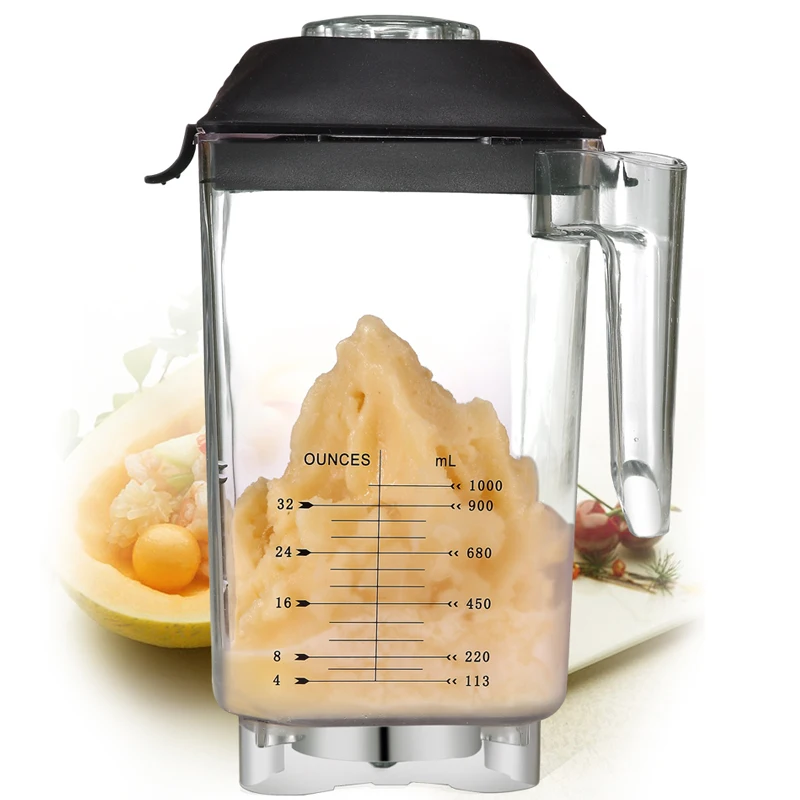 Машина для смузи бесшумная машина льда дробилка 2000 мл Миксер чайный магазин