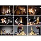 Набор для вышивки крестиком 5D сделай сам, алмазная живопись с номером, вино и чашка, хобби ручной работы