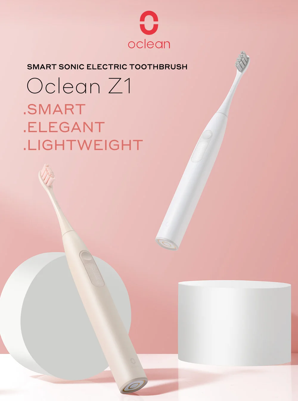 Новая глобальная версия Oclean Z1 sonic электрическая зубная щетка для взрослых IPX7 Водонепроницаемая ультра звуковая Автоматическая быстрая зарядка зубная щетка