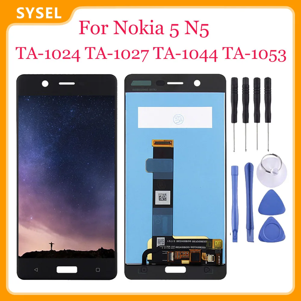 ЖК-дисплей с сенсорным экраном и дигитайзером в сборе для Nokia 5 TA-1024 TA-1027 TA-1044 TA-1053 |