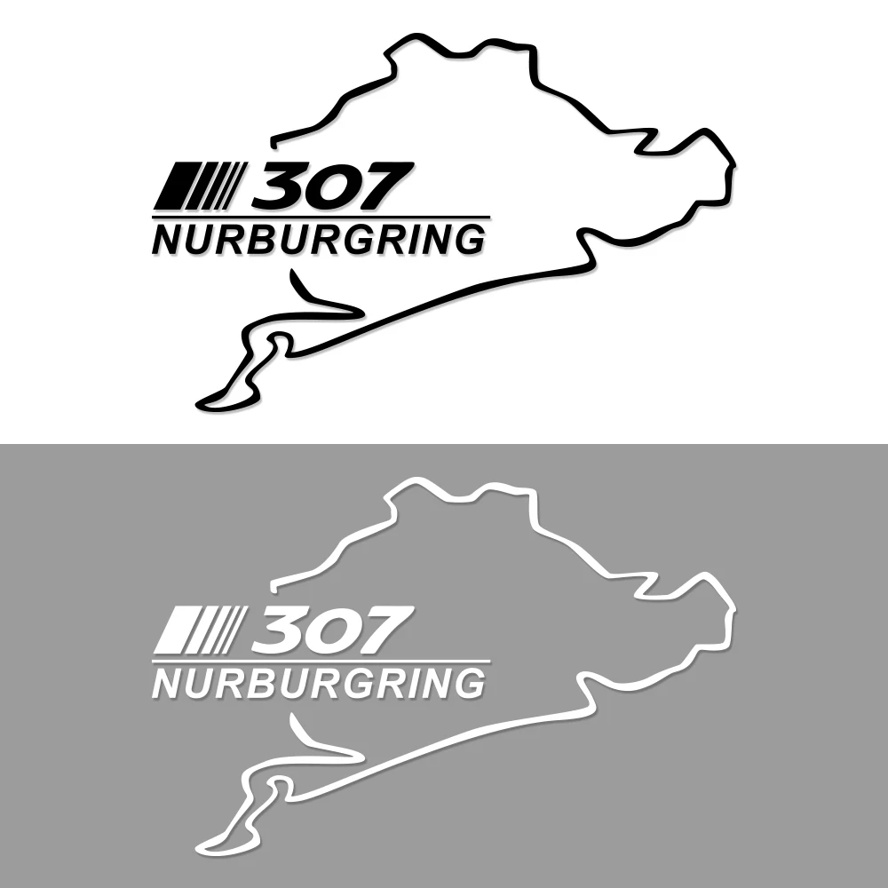 Гоночный Nurburgring крышки топливного бака автомобиля Декор Стикеры Авто