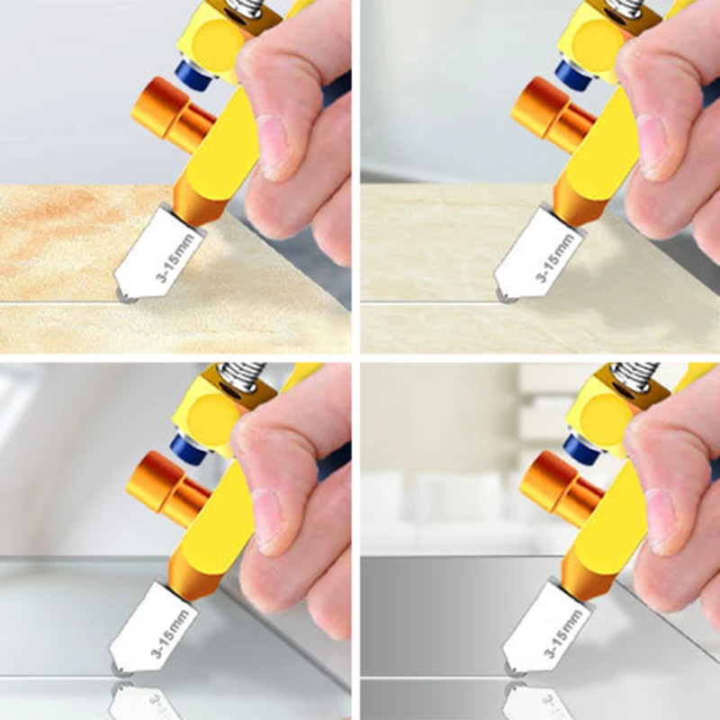 

Professional Manual Cutting Machine Integrated Glass Cutter Hand-Held Tile Divider Tile Opener Breaker Push Knife Glass Cutter