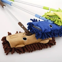 kids stretchable floor cleaning tools mop broom dustpan play house toys gift clieaning broom set toys gift for kid cleaning game