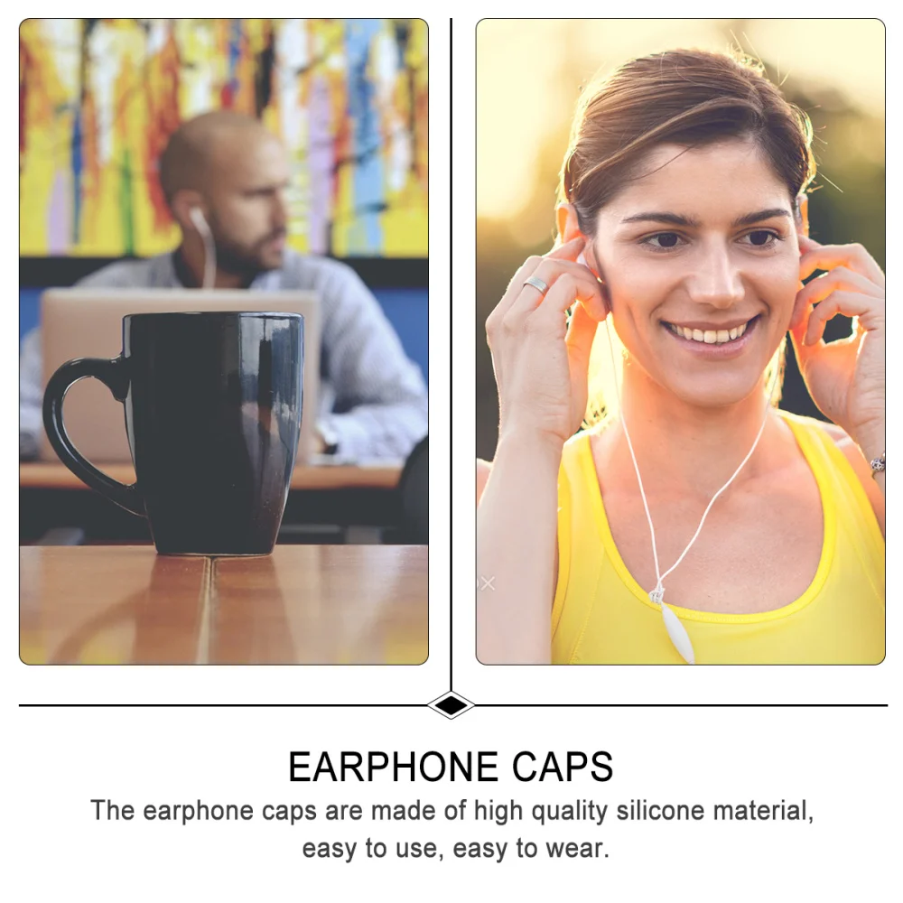 

20 Pairs Earphone Silicone Cover Compatible for GalaxyS7/S7 Edge/S6/S6 Edge
