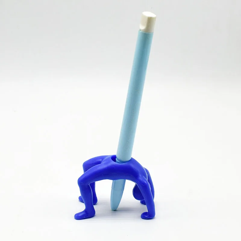 

4 kinds New style Penholder Spoof Butt Bending Model Toy Pencil Customised Pen Holder peculiar prank For Office Or School